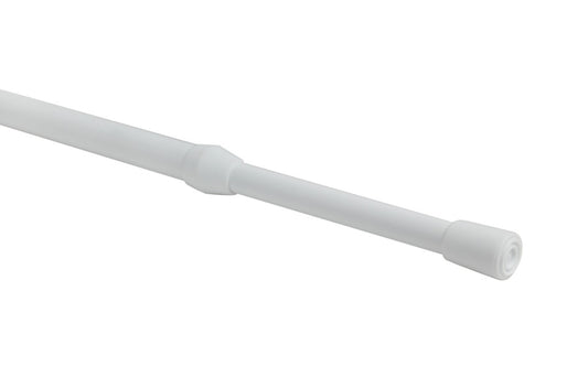 Woodside Extendable Metal Tension Rod White 100-150cm 10-13mm