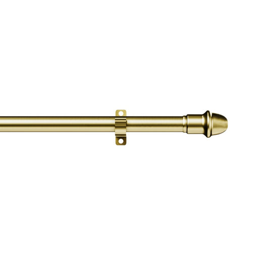 Woodside Extendable Metal Café Rod  Brass 50-75cm 9-11mm