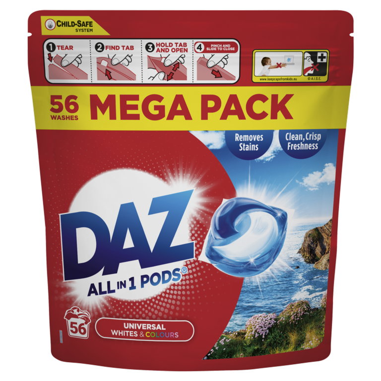 Daz Laundry Pods 56 Wash