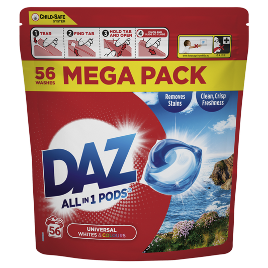 Daz Laundry Pods 56 Wash