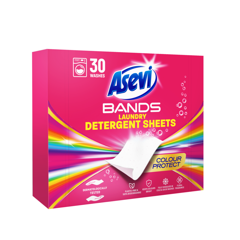 Asevi Detergent Sheets Pack 30 Colour Protect