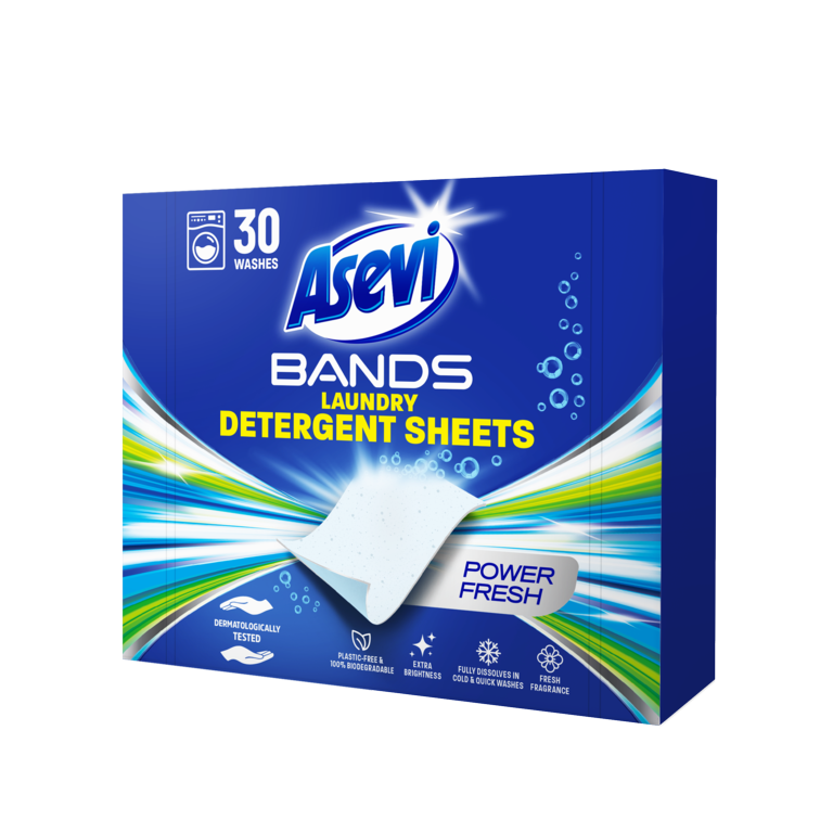 Asevi Detergent Sheets Pack 30 Colour Protect
