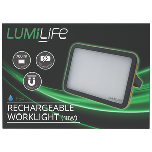 Lumilife Rechargable Worklight 10w 6500k 1200lm