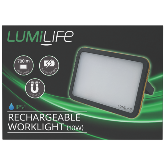 Lumilife Rechargable Worklight 10w 6500k 1200lm