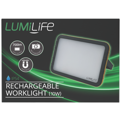 Lumilife Rechargable Worklight 10w 6500k 1200lm