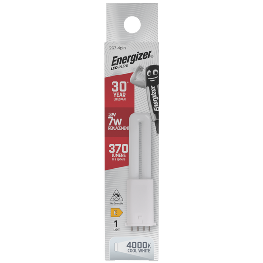 Energizer LED PLS E 2G7 4 Pin 5W G23 370lm 4000k