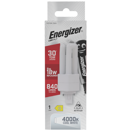 Energizer LED PLT GX24d 2 Pin 6W 2G7 840lm 4000k