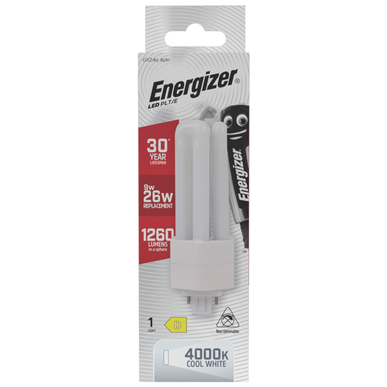 Energizer LED PLT E GX24q 4 Pin 9W 1260lm 4000k