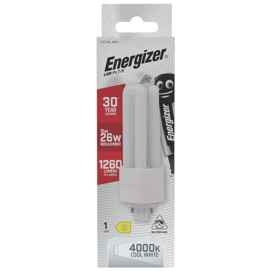 Energizer LED PLT E GX24q 4 Pin 9W 1260lm 4000k