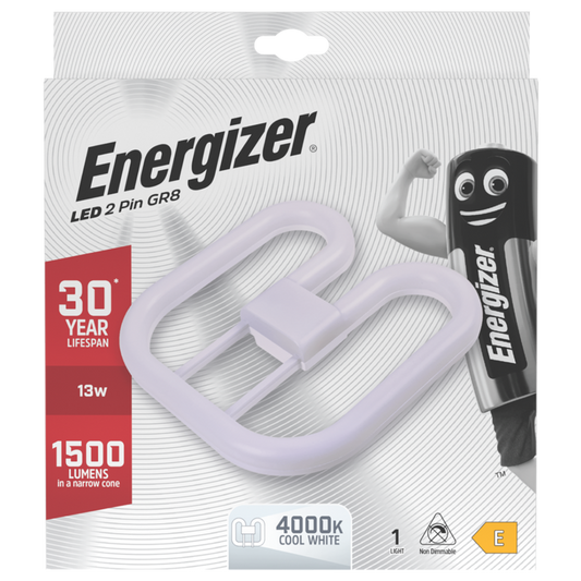 Energizer LED 2D Lamp GR8 2 pin 13w 1500lm 4000k