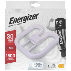 Energizer LED 2D Lamp GR10Q 4 Pin 13w 1500lm 4000k