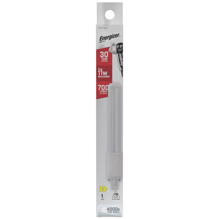 Energizer LED PLS G23 2 Pin 5W G23 700lm 4000k