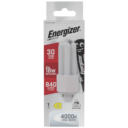 Energizer LED PLT E GX24q 4 Pin 6W 840lm 4000k