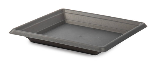 Plasticforte Square Saucer Anthracite 20cm
