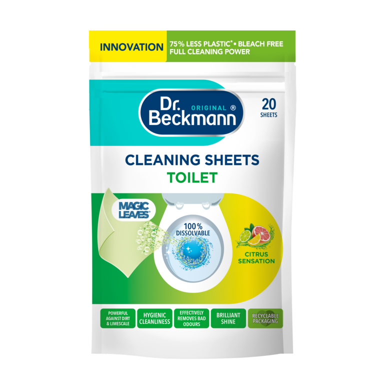 Dr Beckmann Toilet Cleaning Leaves 20 Sheets Citrus Sensation