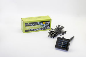 Pagoda Solar String Lights 100 White LEDs