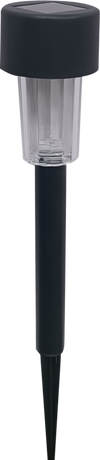 Pagoda Solar Mini Black Stick Light With White LED 30.5cm