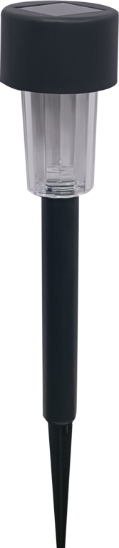 Pagoda Solar Mini Black Stick Light With White LED 30.5cm