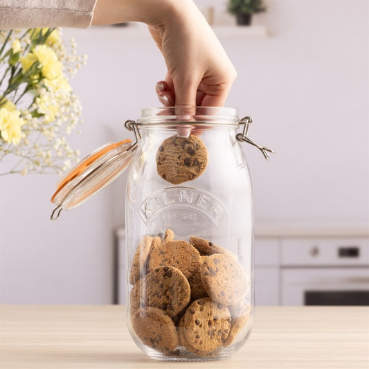 Kilner Clip Top Jar Round 2L Box 4