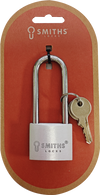 Smiths Locks Aluminium Padlock Long Shackle 40mm