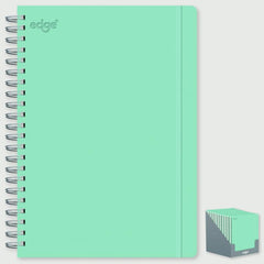 I G Design A4 Pu Twin Wiro Notebook Blue