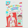 IG Design Learn Your Body Kids Educational Anatomy Learning Activity Chart