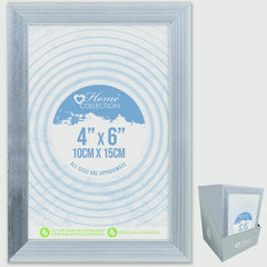I G Design Cambridge Silver Frame With Glass 4 x 6"