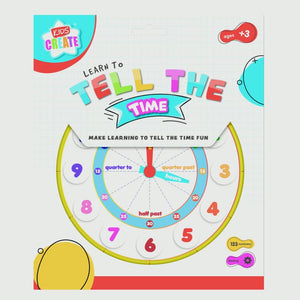 IG Design Learn to Tell the Time Clock Kids Educational Learning Toy
