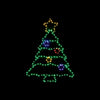 Premier Flexibrights Xmas Tree 164 LED Multi Coloured 60x46