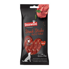 ROSEWOOD Steak Sticks Beef & Pollock Dog Treats Medium