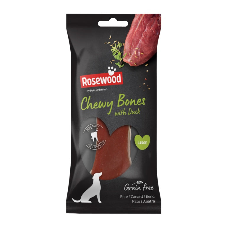 ROSEWOOD Chewy Bone With Duck Large