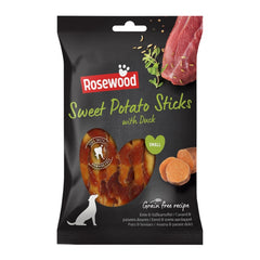 ROSEWOOD Duck Wrapped Sweet Potato Sticks 80g