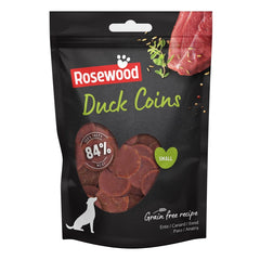 ROSEWOOD Duck Coins Dog Treats 100g