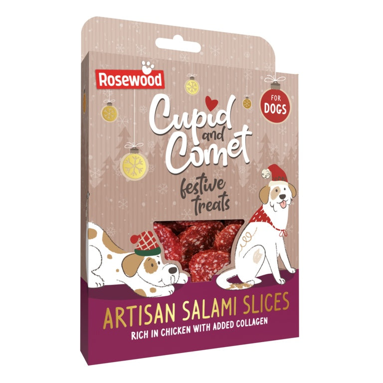 ROSEWOOD Luxury Artisan Salami Slices Treats 200g