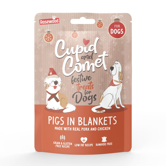 ROSEWOOD Pigs In Blankets Dog Treats 100g