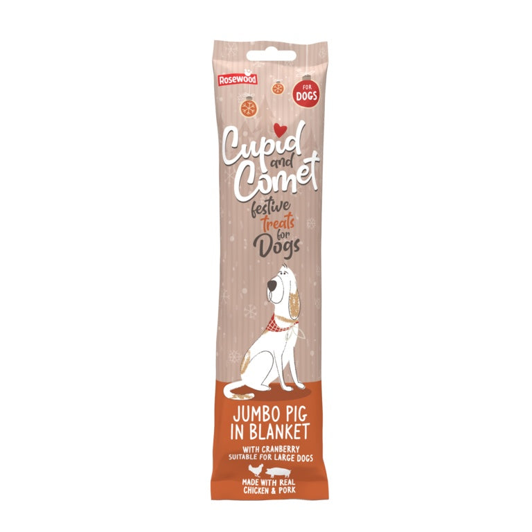 ROSEWOOD Jumbo Pig In Blanket Dog Treat 90g
