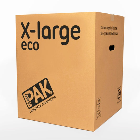 Storepak X Large Eco Cardboard Storage Box Pack 3