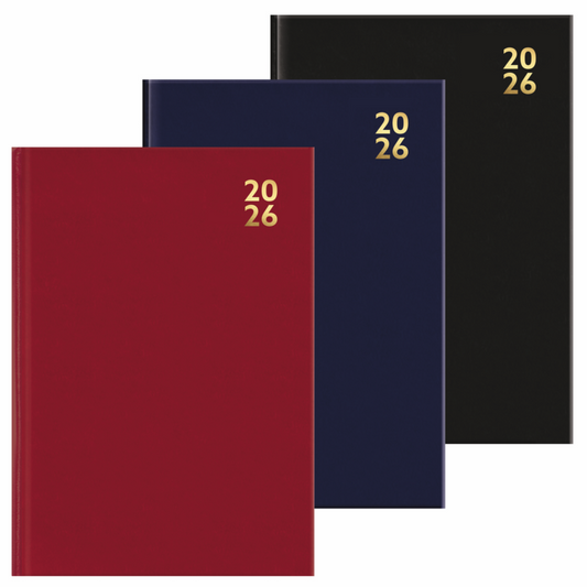 Ig Design A5 Hardback Diary Week Day to Page