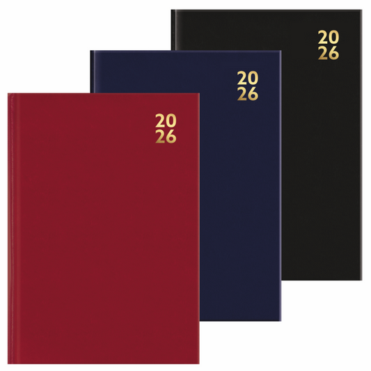 Ig Design A5 Hardback Diary Week Day to Page
