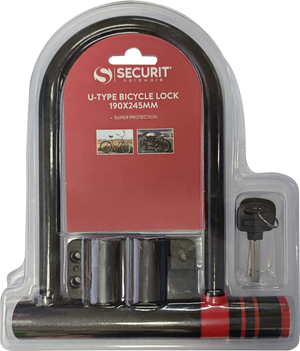 Securit U-Type Bicycle Lock 190mm x 245mm