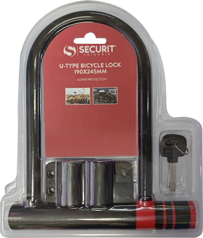Securit U-Type Bicycle Lock 190mm x 245mm