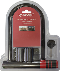Securit U-Type Bicycle Lock 190mm x 245mm