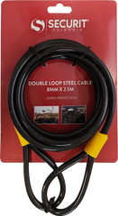 Securit Double Loop Steel Cable 2.5m x 8mm