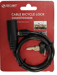 Securit Bicycle Cable Lock 900mm x 6mm