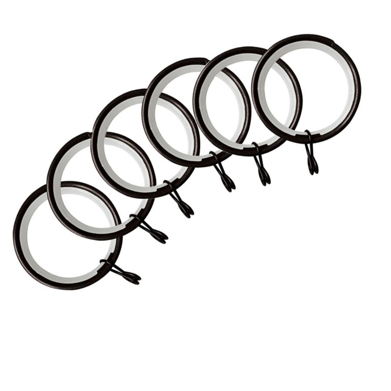 Jones Interiors Cosmos Rings Antique Brass Pack 6