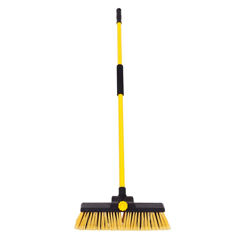 Bulldozer Heavy Duty Broom & Handle 14"