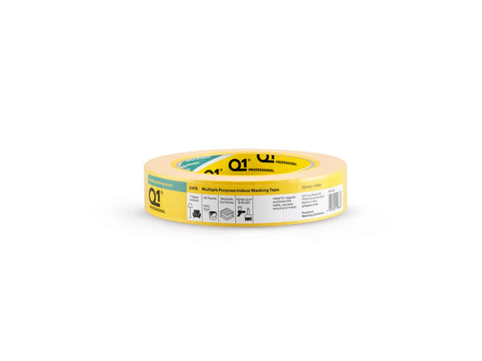 Q1 Multi Purpose Indoor Masking Tape 25mm x 50m