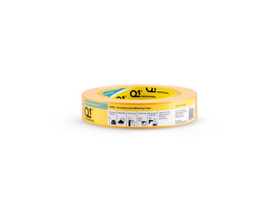 Q1 Precision Line Masking Tape 25mm x 50m