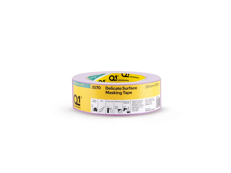 Q1 Delicate Surface Masking Tape 25mm x 50m