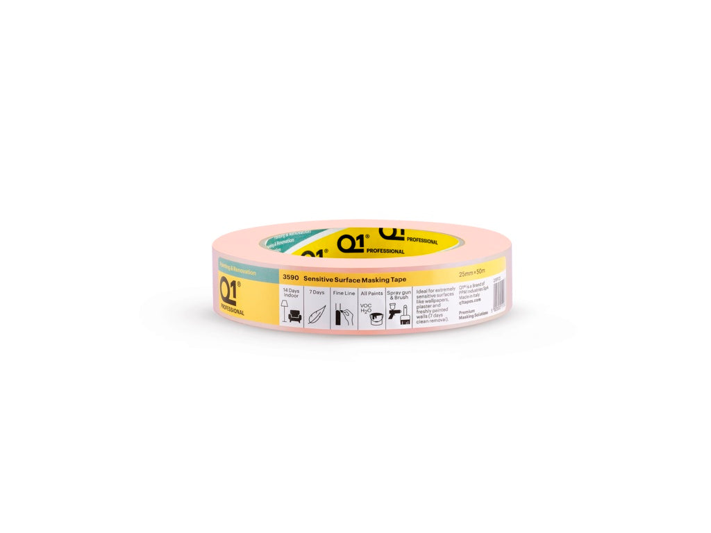 Q1 Sensitive Masking Tape 25mm x 50m